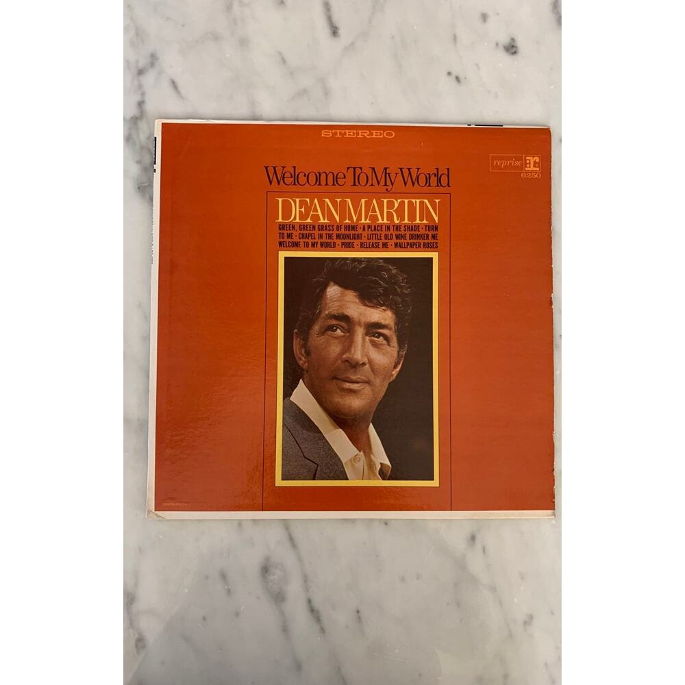 Vintage "Dean Martin: Welcome to my World" Vinyl Record